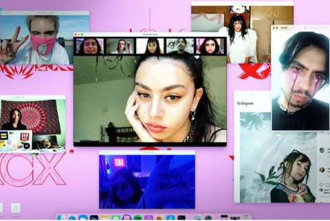 Charli XCX honors her squad in 'Alone Together.'