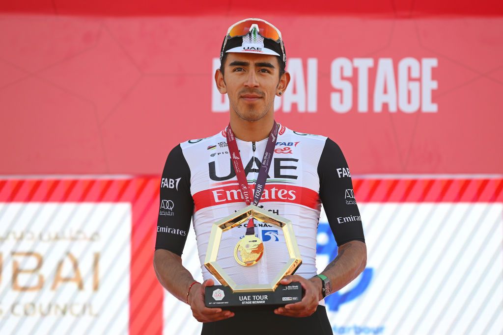 Juan Sebastian Molano won a stage of the UAE last month