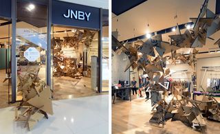 Fashion brands JNBY and Croquis have had their joint space taken on by Moxon Architects