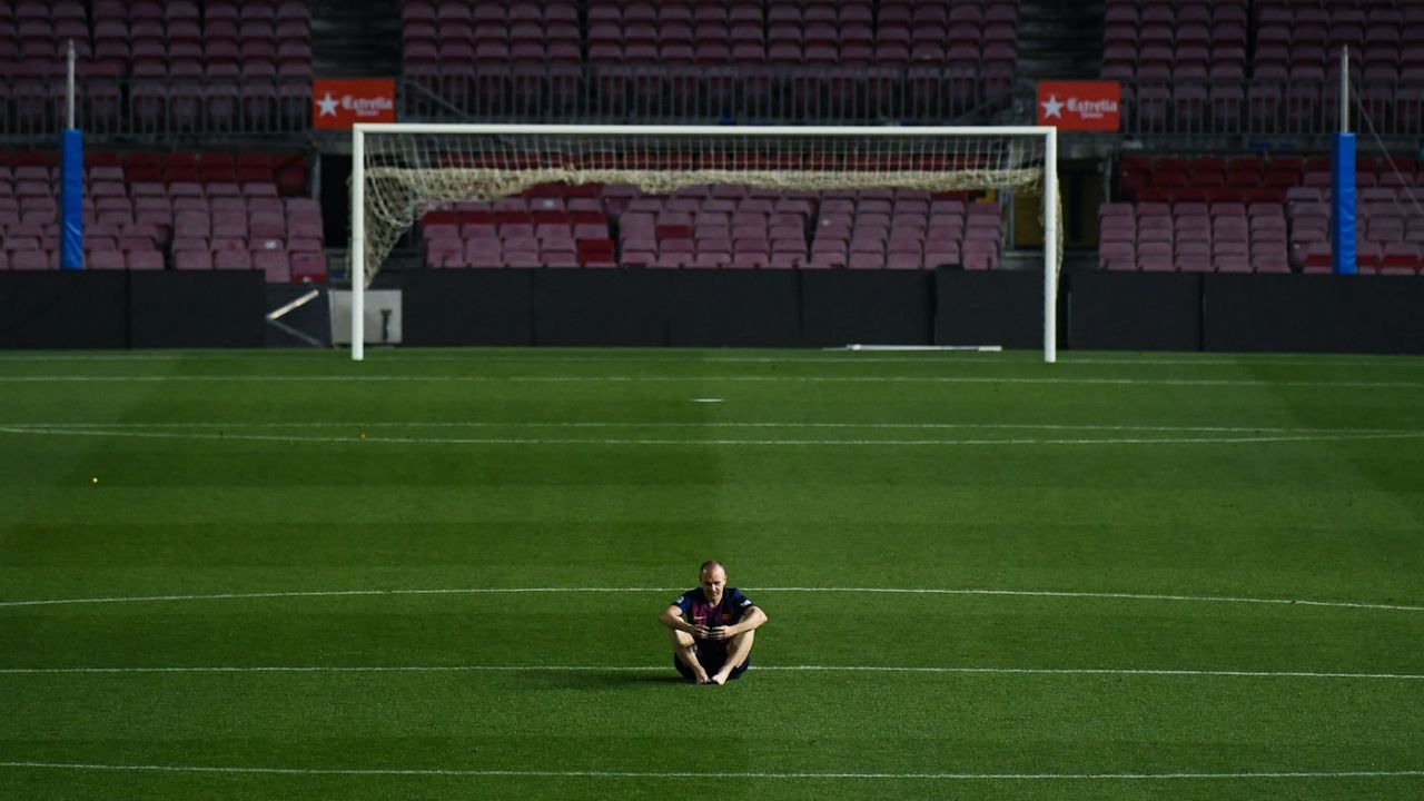 Andres Iniesta Barcelona final match pictures