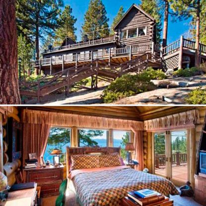 howard hughes wooden house and bedroom