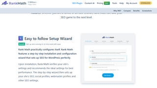 Rank Math setup wizard