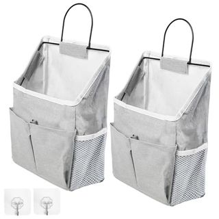 Zxglxinyao Wall Hanging Storage Bag With Pockets, 2pcs Organizer With Pockets for Kitchen, Bedroom, Dormitory