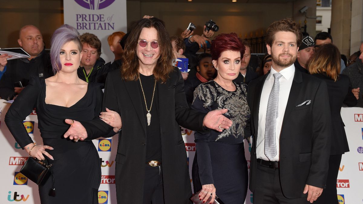 The Osbournes at a press event in 2015