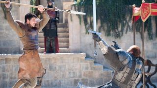 Action-scene fra episode 8 i den fjerde sesongen av Game of Thrones.