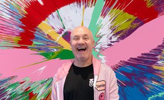 Damien Hirst’s new Snapchat lens for a spin