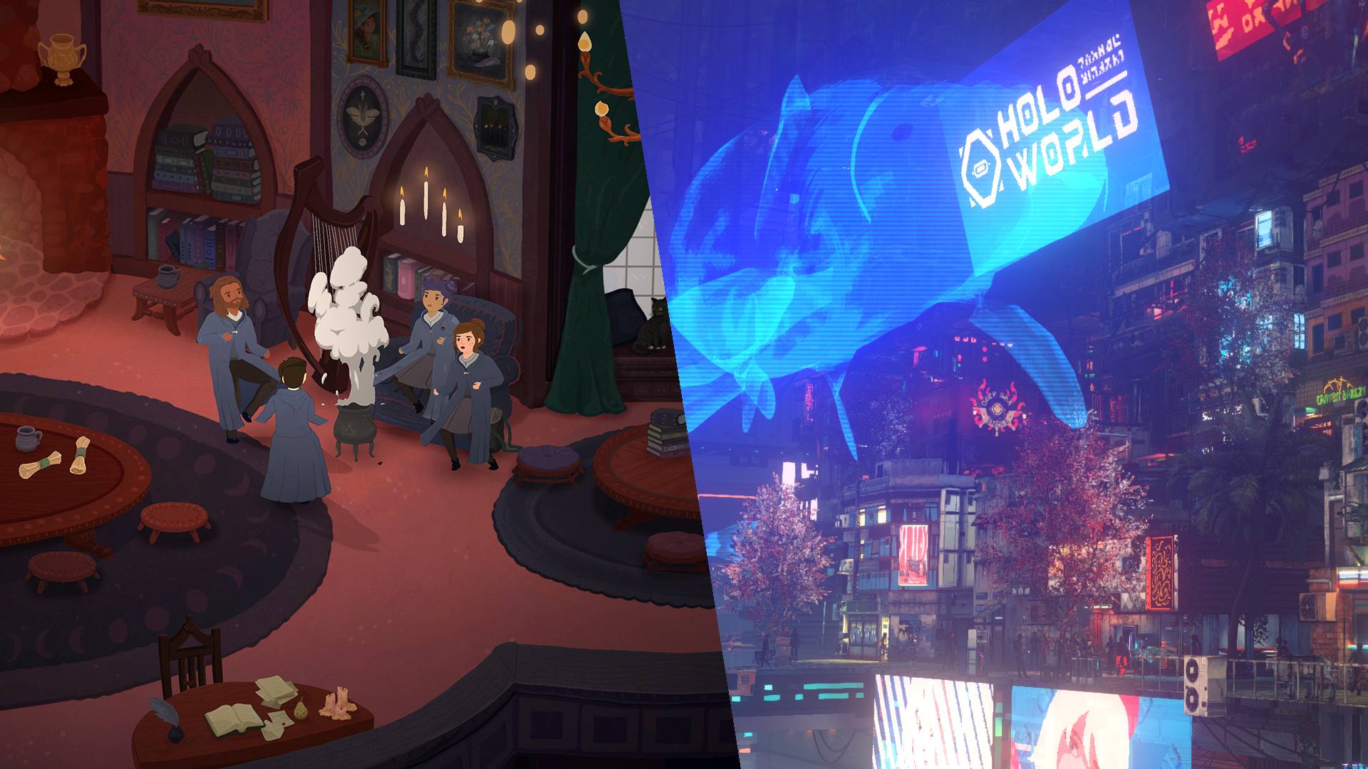 Left: Songs of Glimmerwick, Right: Nivalis Nights
