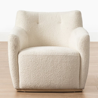 Cream accent chair