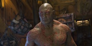 Dave Bautista as Drax in Guardians of the Galaxy Vol. 2