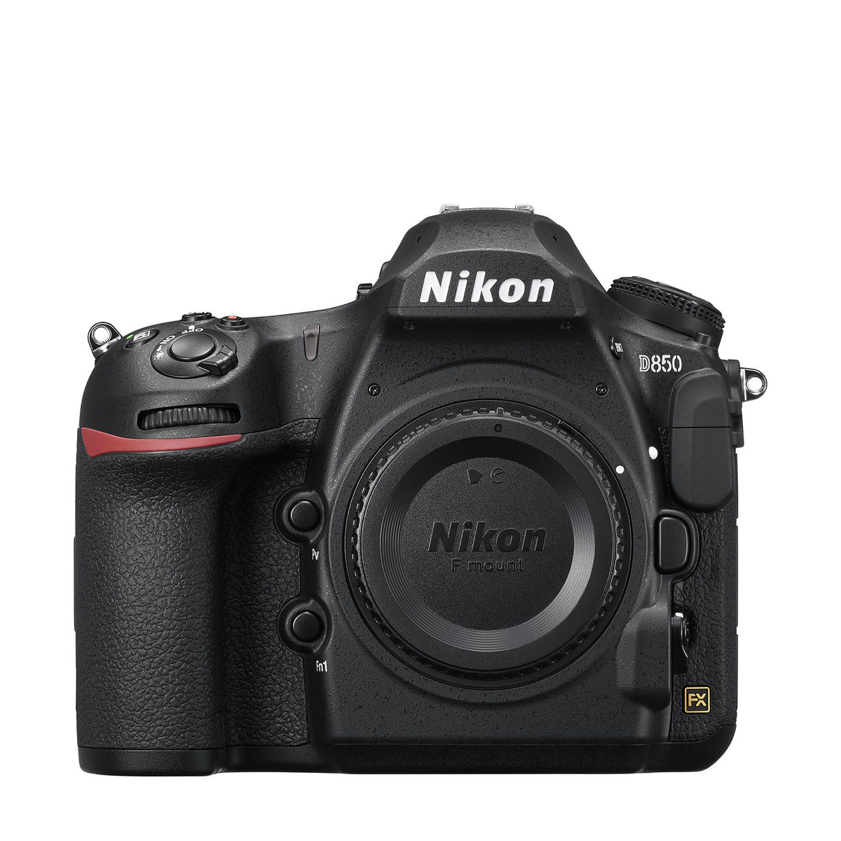Nikon D850 valkoisella taustalla