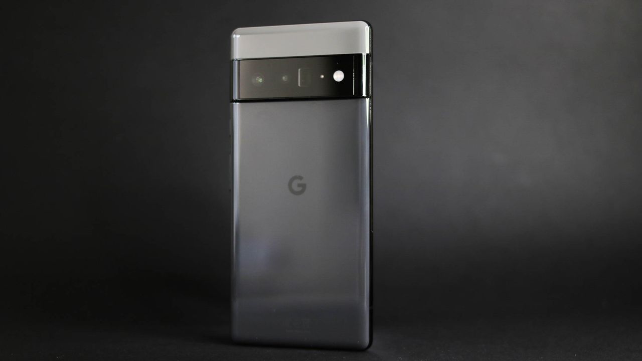 A photograph of the Google Pixel 6 Pro from the rear