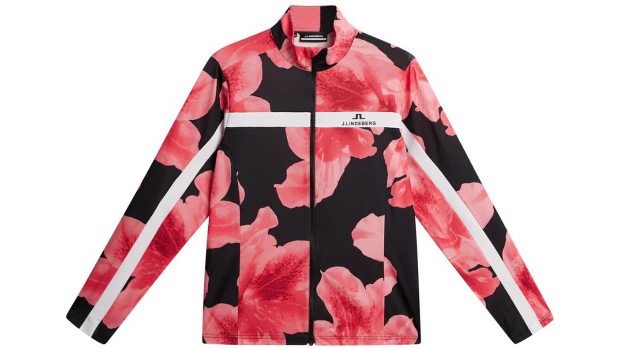 The J.Lindeberg Jarvis Tour Mid Layer on a white background