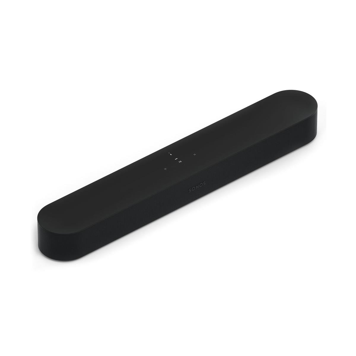 The Sonos Beam soundbar speaker in black