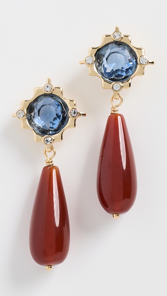 Via Earrings - Blue Multi