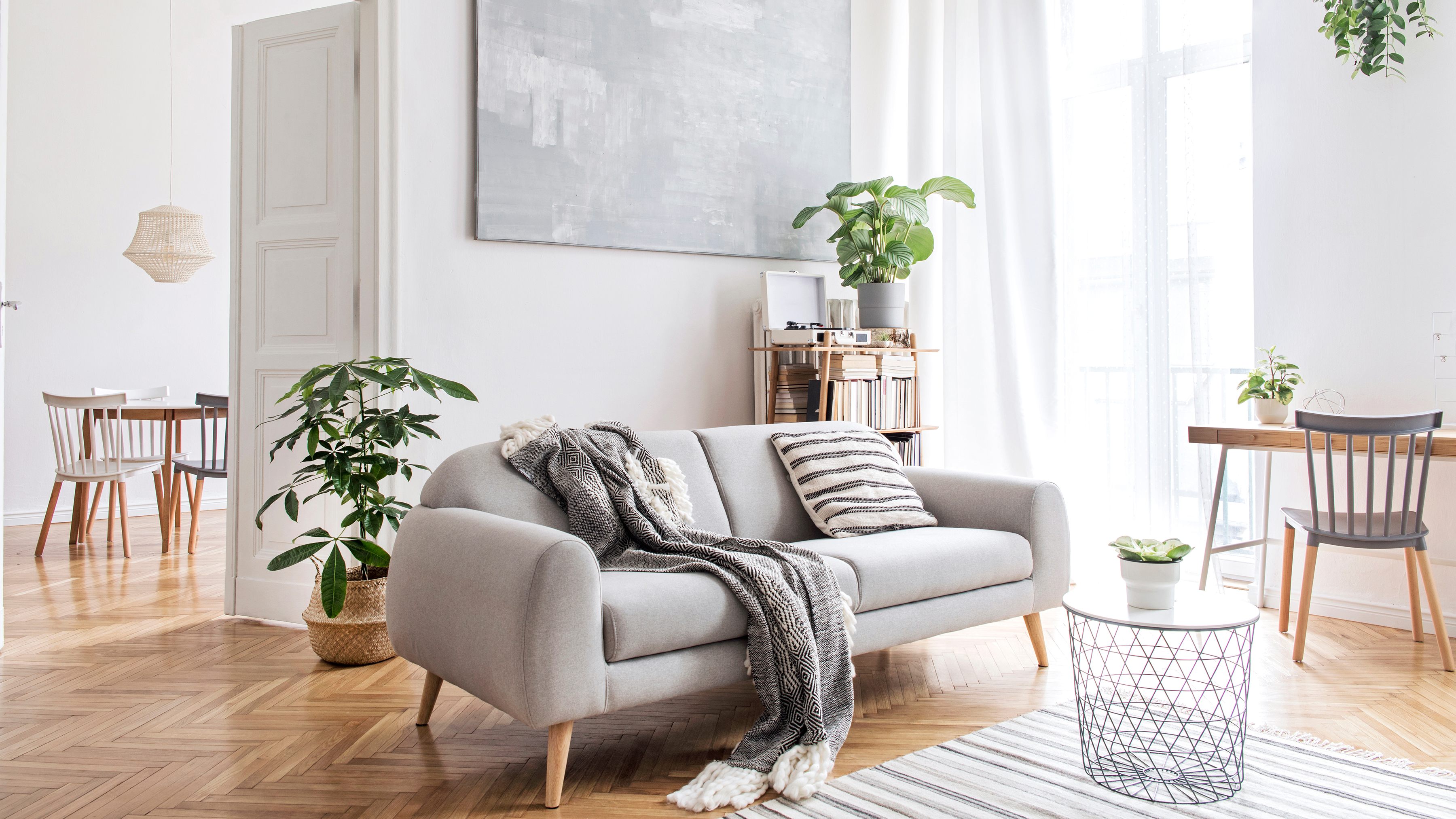a smart minimalist scandinavian living room