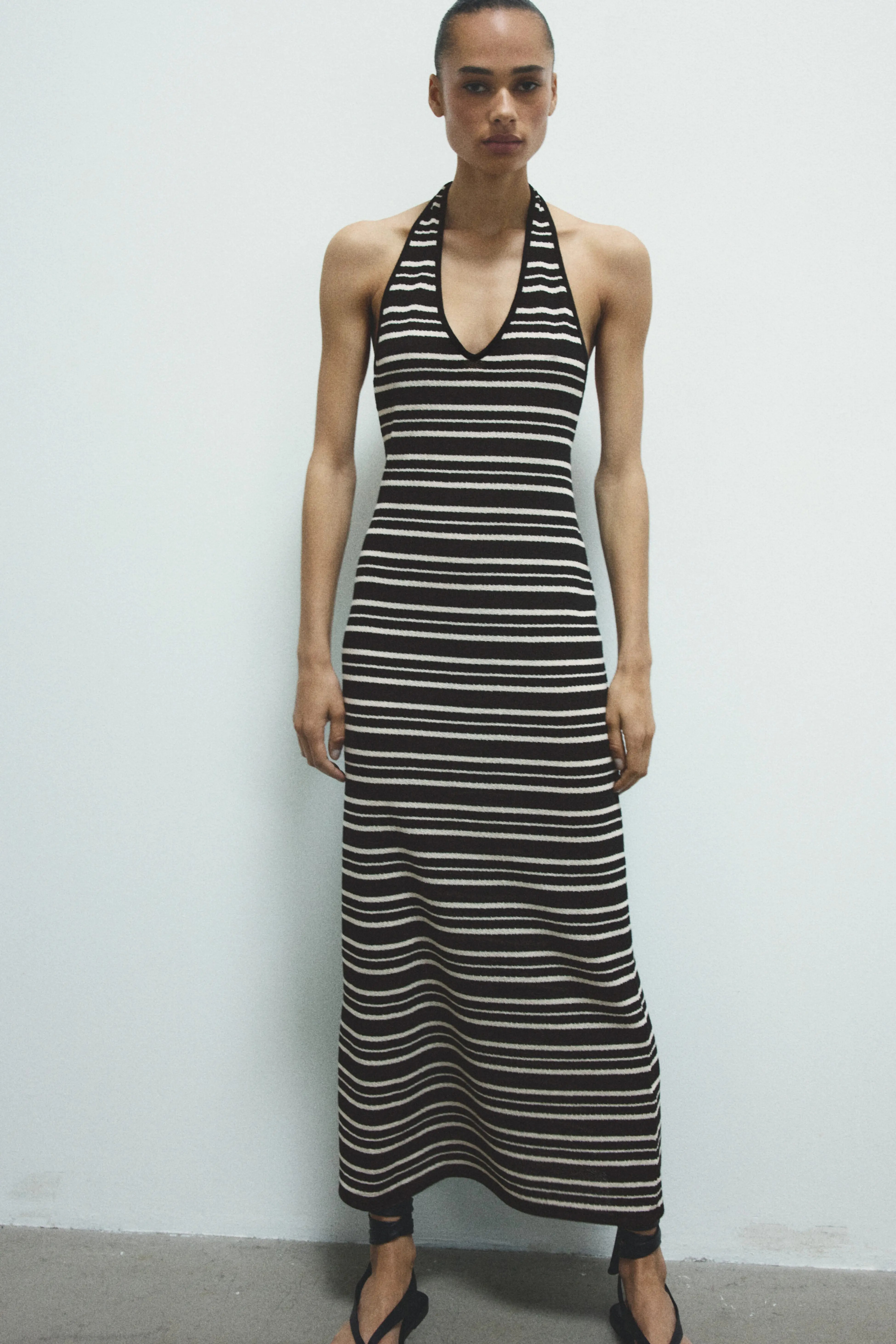 Knitted Halterneck Dress