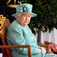 windsor, england june 13 queen elizabeth ii attends a ceremony to mark her official birthday at windsor castle on june 13, 2020 in windsor, england the queen celebrates her 94th birthday this year, in line with government advice, it was agreed that the queens birthday parade, also known as trooping the colour, would not go ahead in its traditional form photo by toby melville wpa poolgetty images