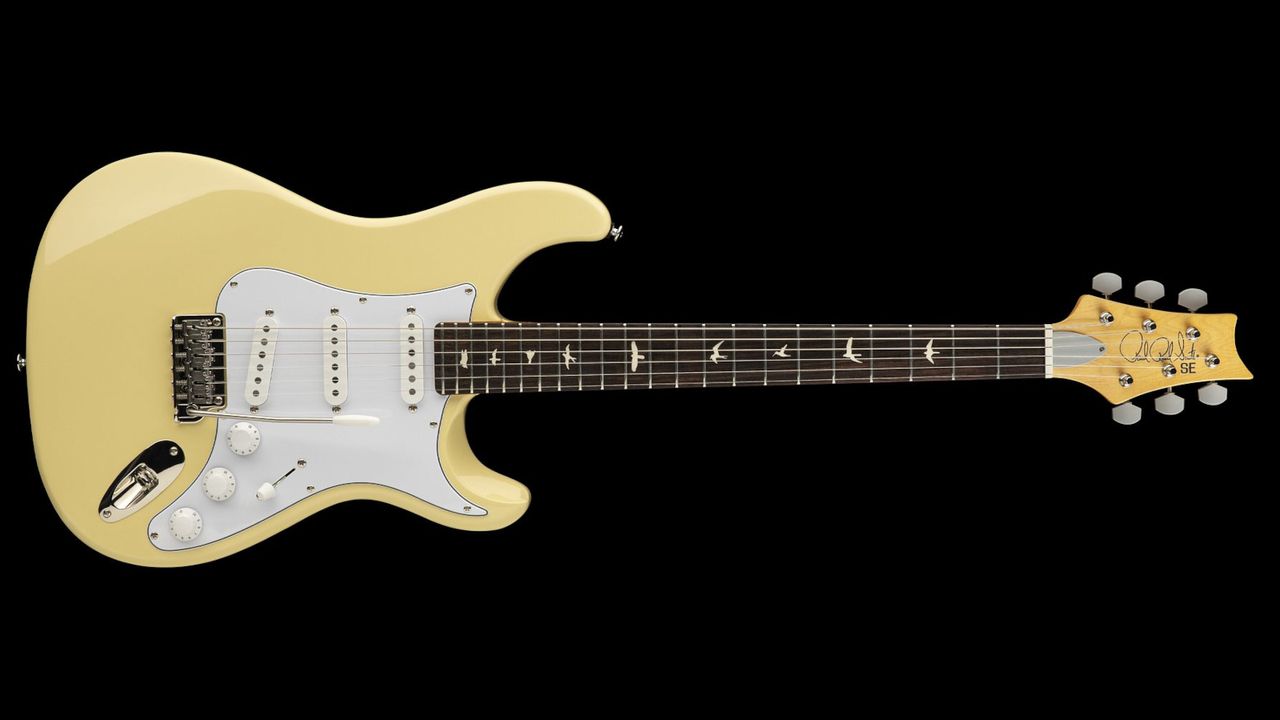PRS SE Silver Sky in Moon White finish
