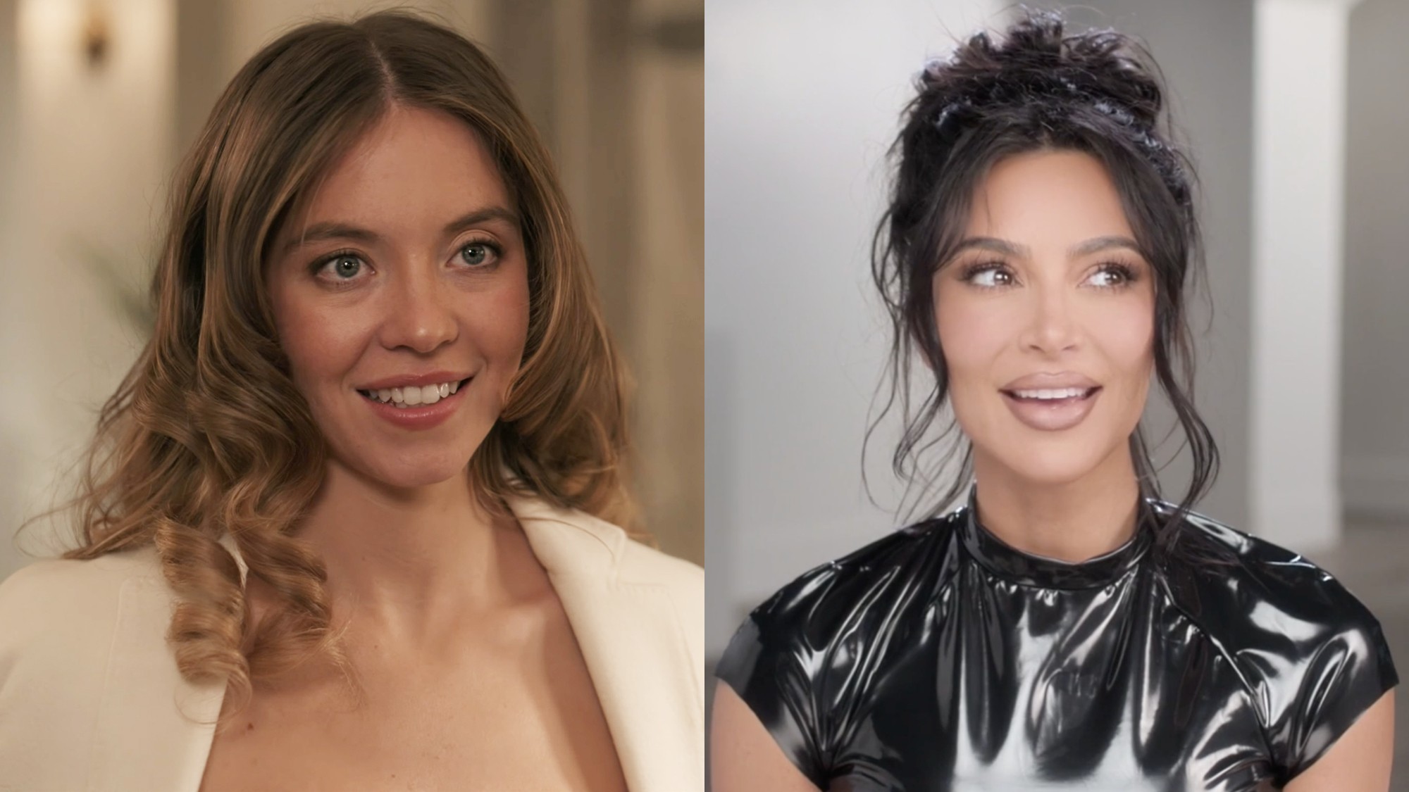 Sydney Sweeney stars in The Housemaid, while Kim Kardashian appears on The Kardashians.