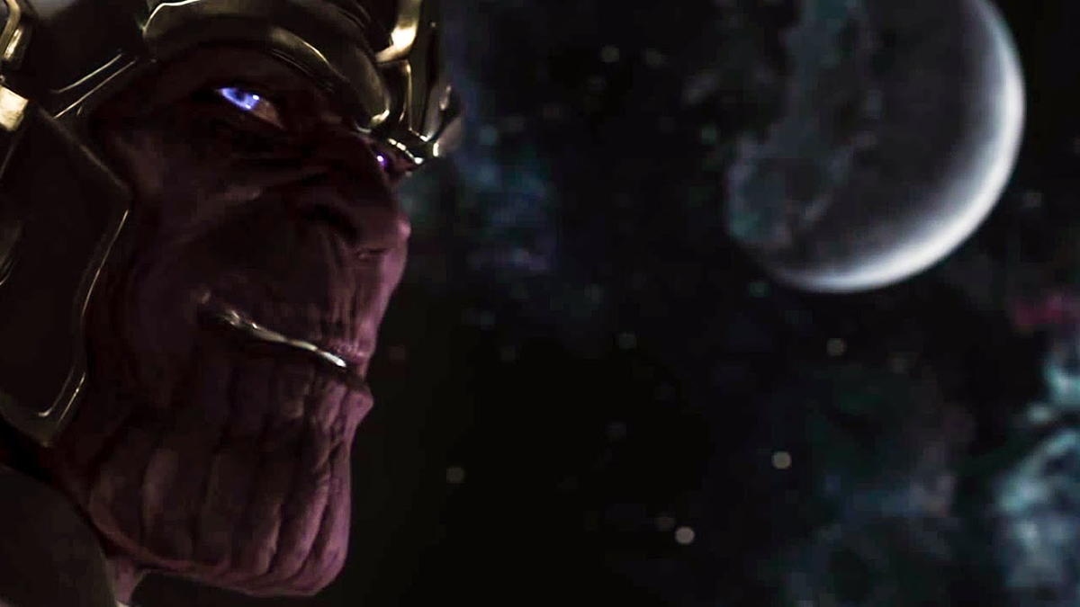 Thanos in the Avengers post-credits scene