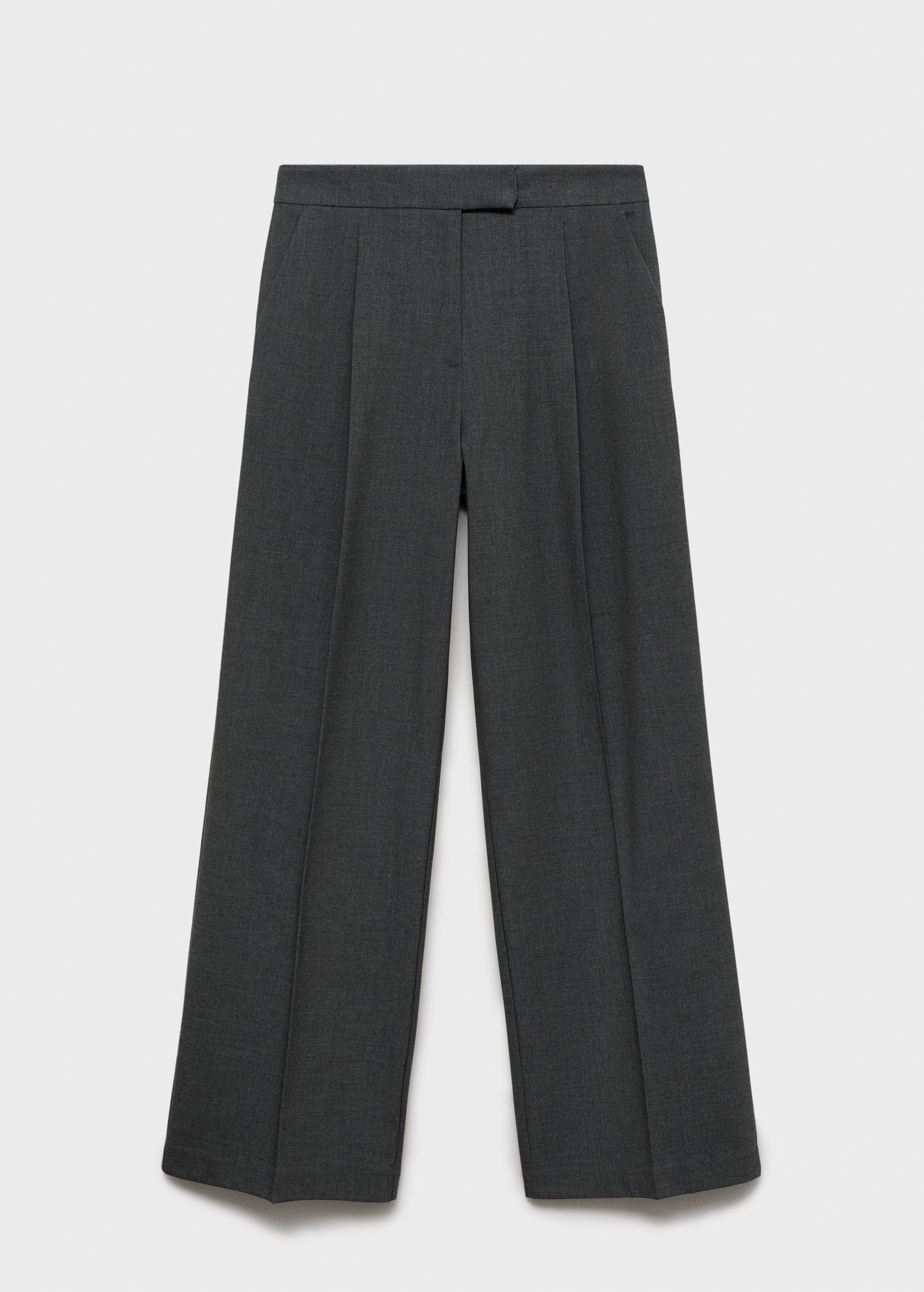 MANGO Straight-Fit Suit Trousers