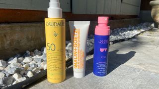 three of the best reef-safe sunscreen ready for testing