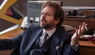 paul scheer's bad wig on showtime's black monday