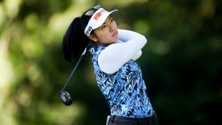 Bianca Pagdanganan takes a shot at the KPMG Women's PGA Championship