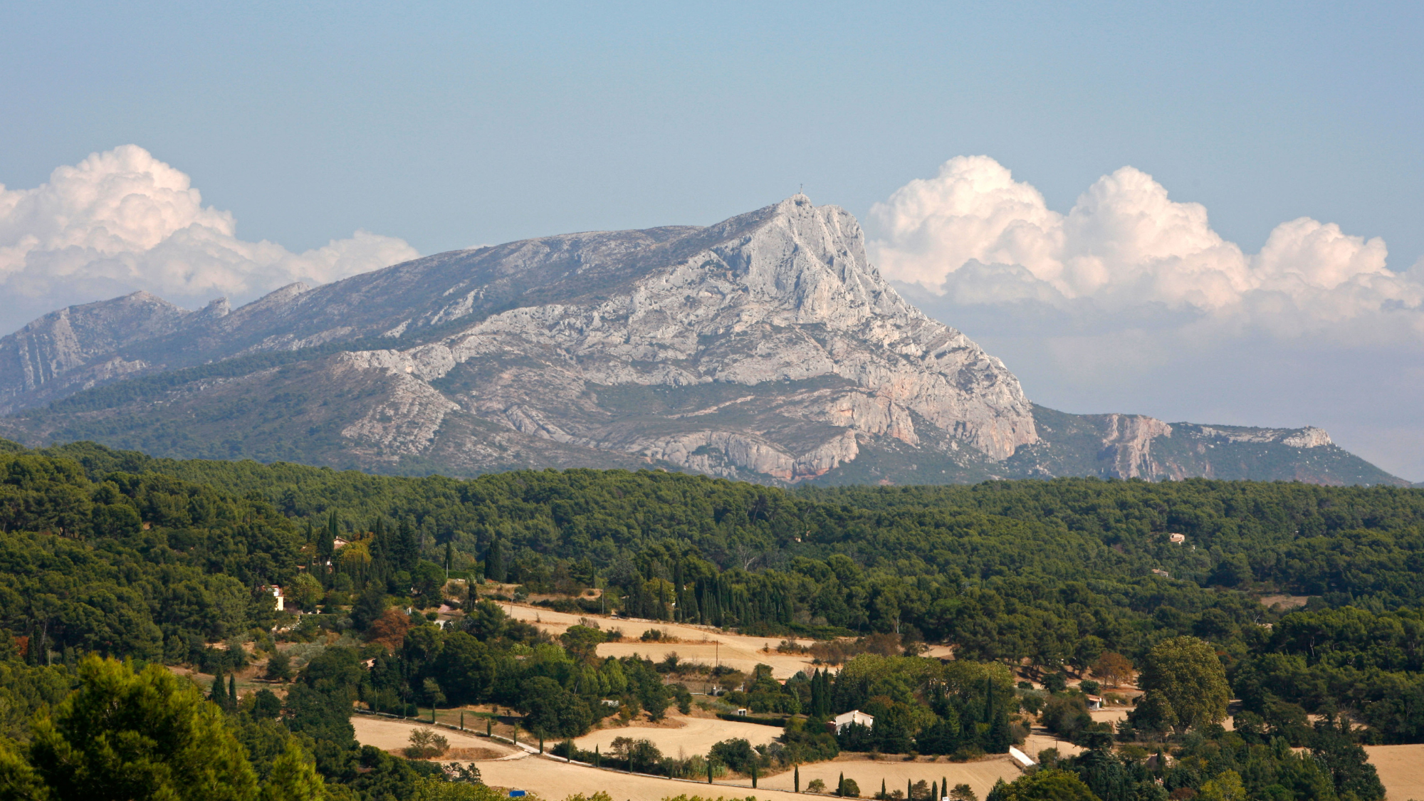 View over Montagne Sainte Victoire 