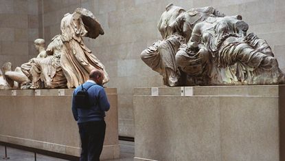 Sculptures which form part of the Elgin Marbles based in the British Museum