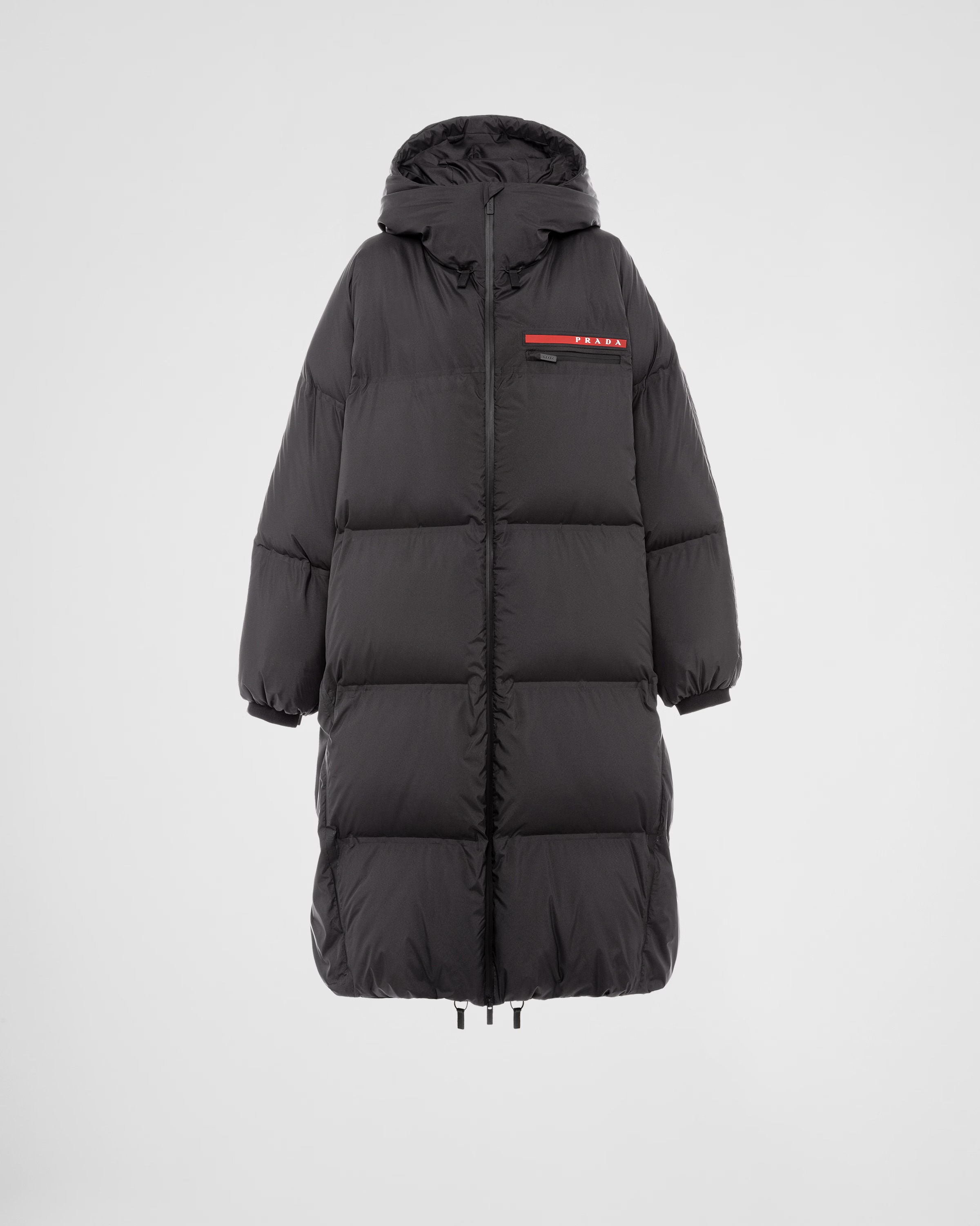 Prada, Oversized technical Re-Nylon down coat