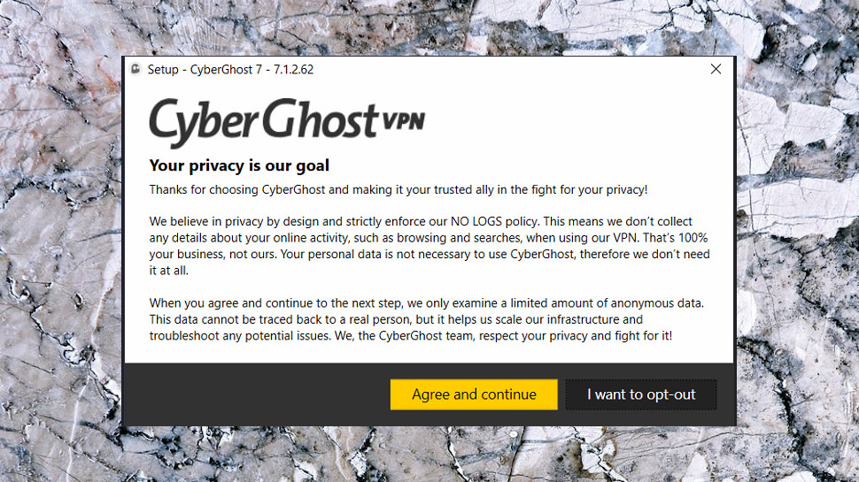 CyberGhost Data Collection