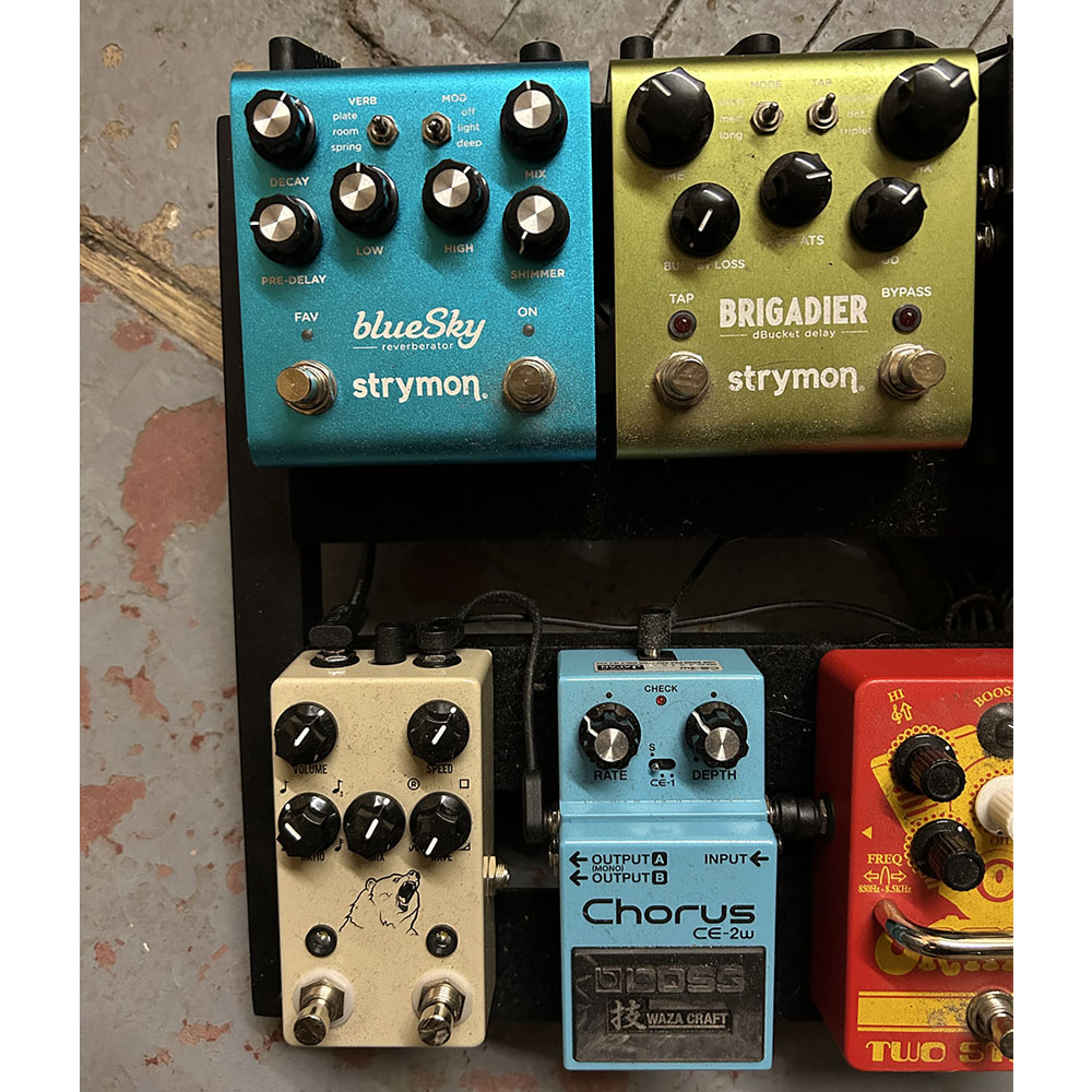 Laurent Schroeder-Lebec's pedalboard
