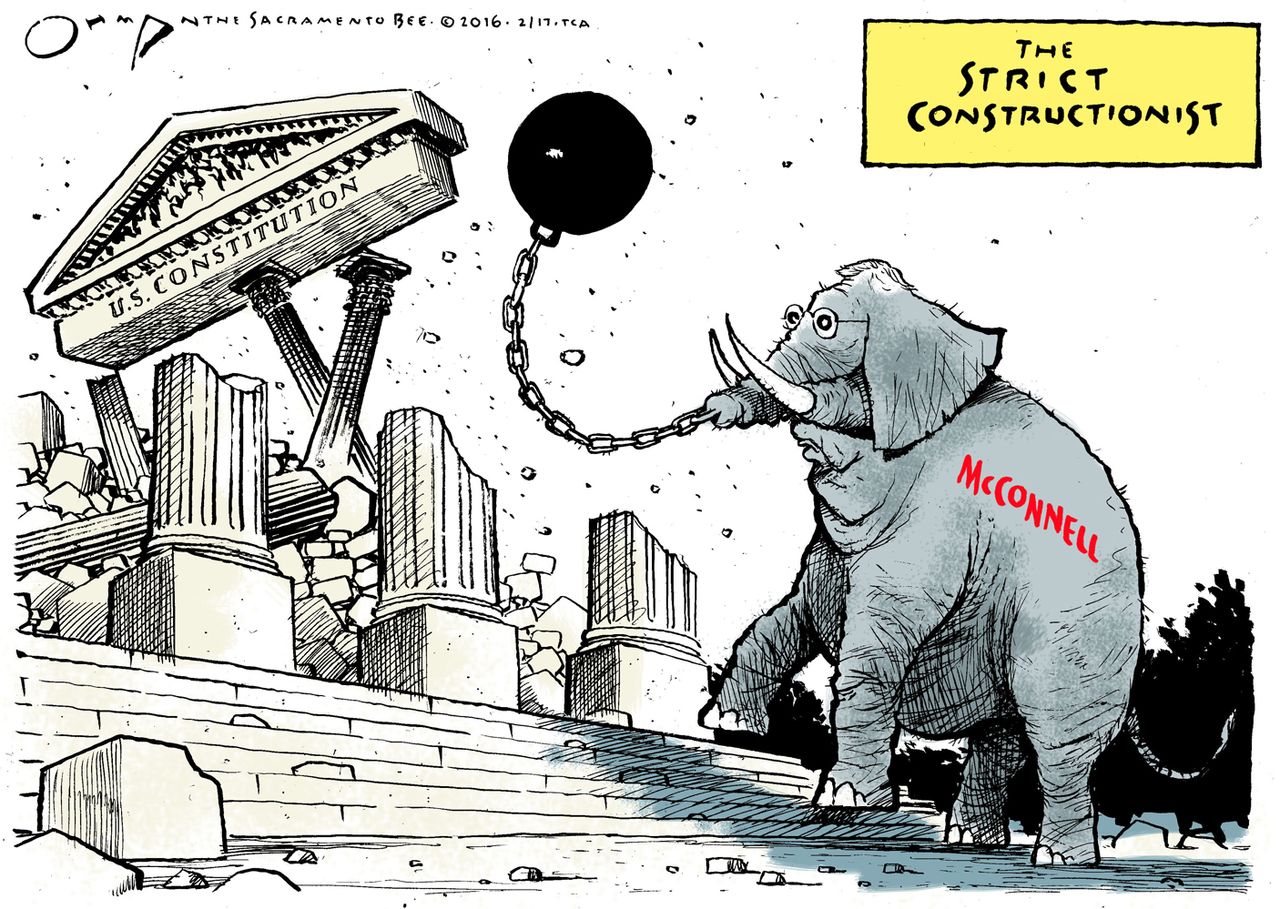 Editorial Cartoon U.S. Republicans Supreme Court