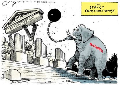 Editorial Cartoon U.S. Republicans Supreme Court