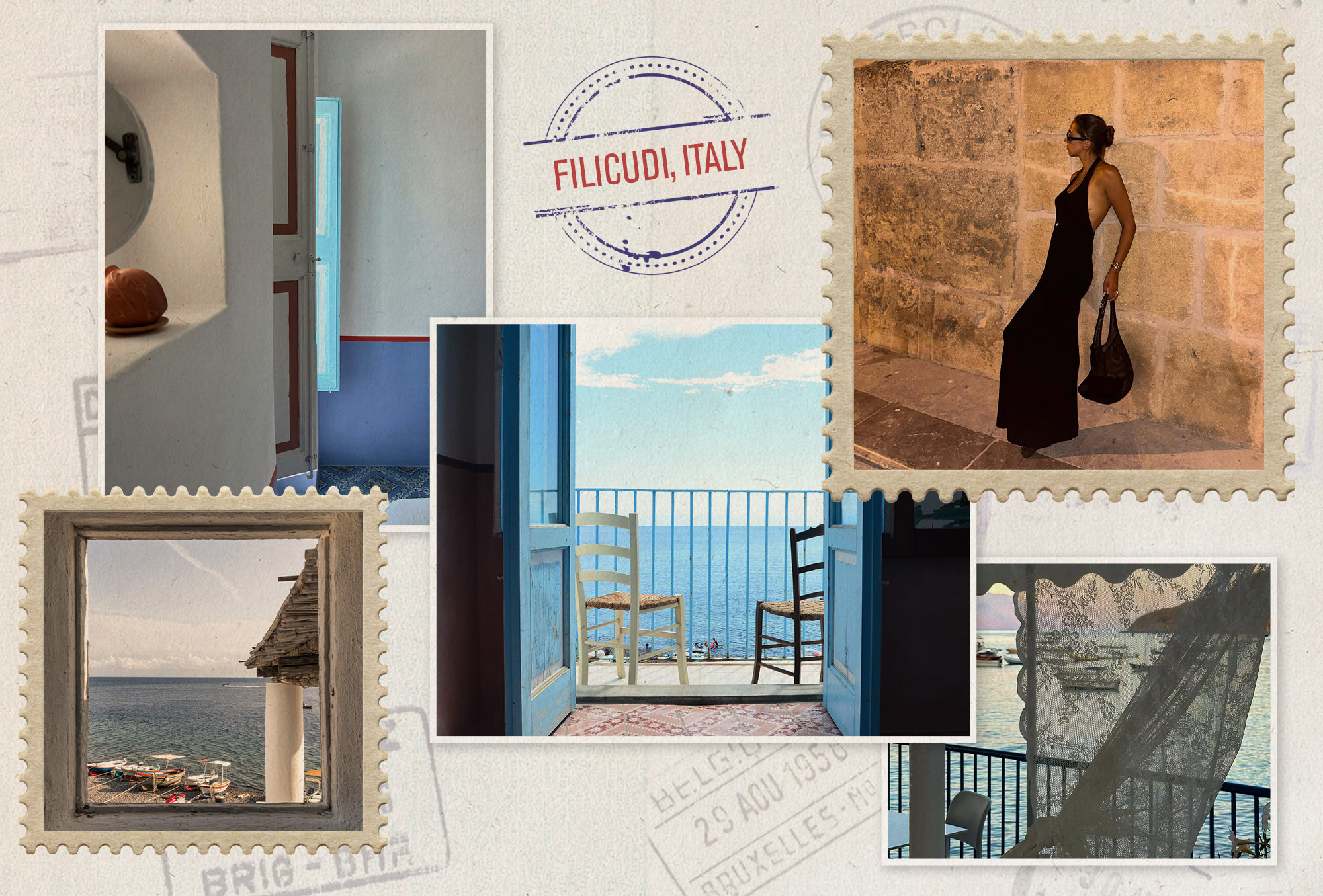 a collage of images featuring lesser-known European destinations in Spain, France, Italy, and Greece
