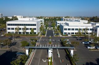 An aerial view of the Blizzard Entertainment campus.