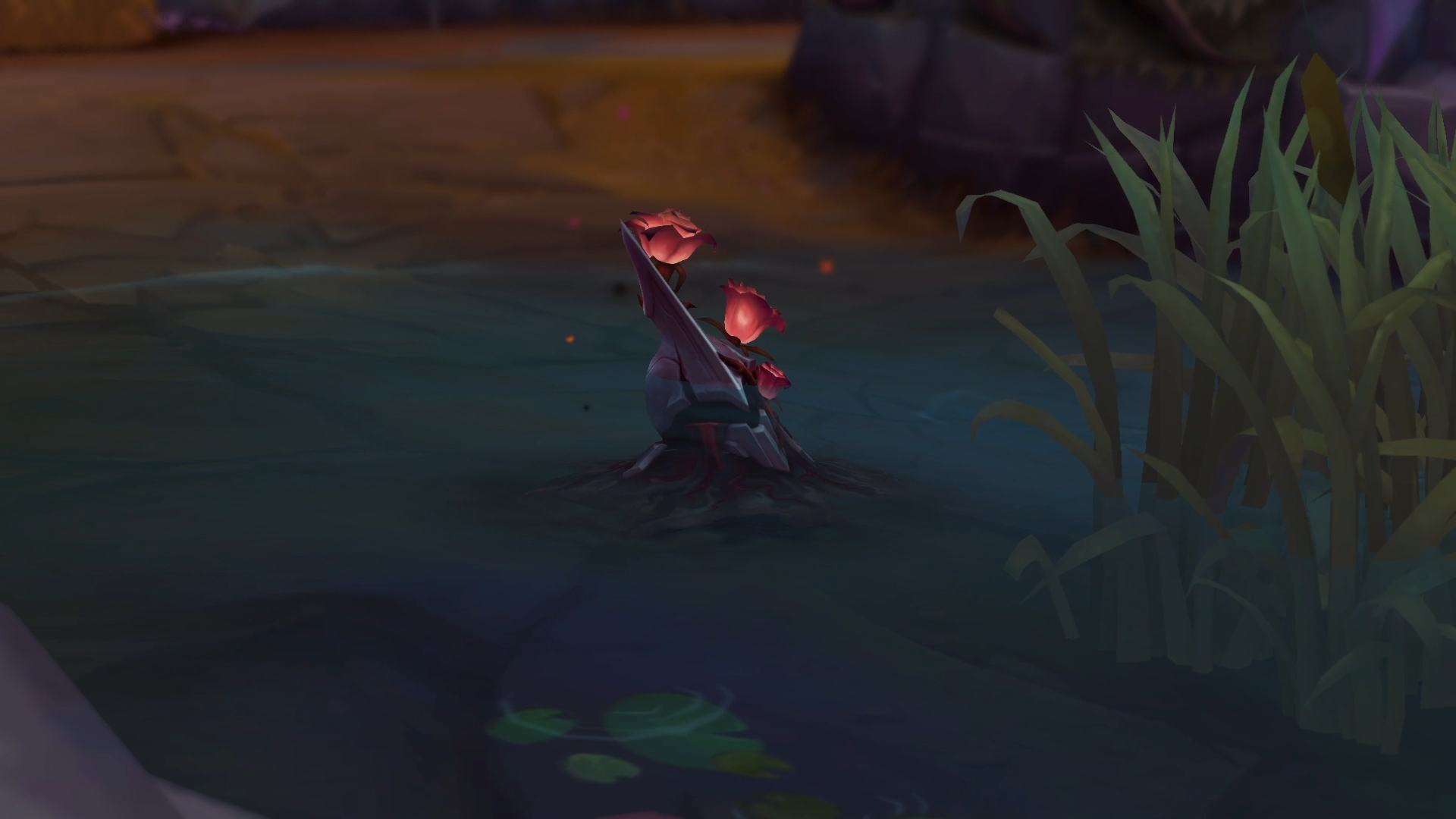 A blood rose in League of Legends