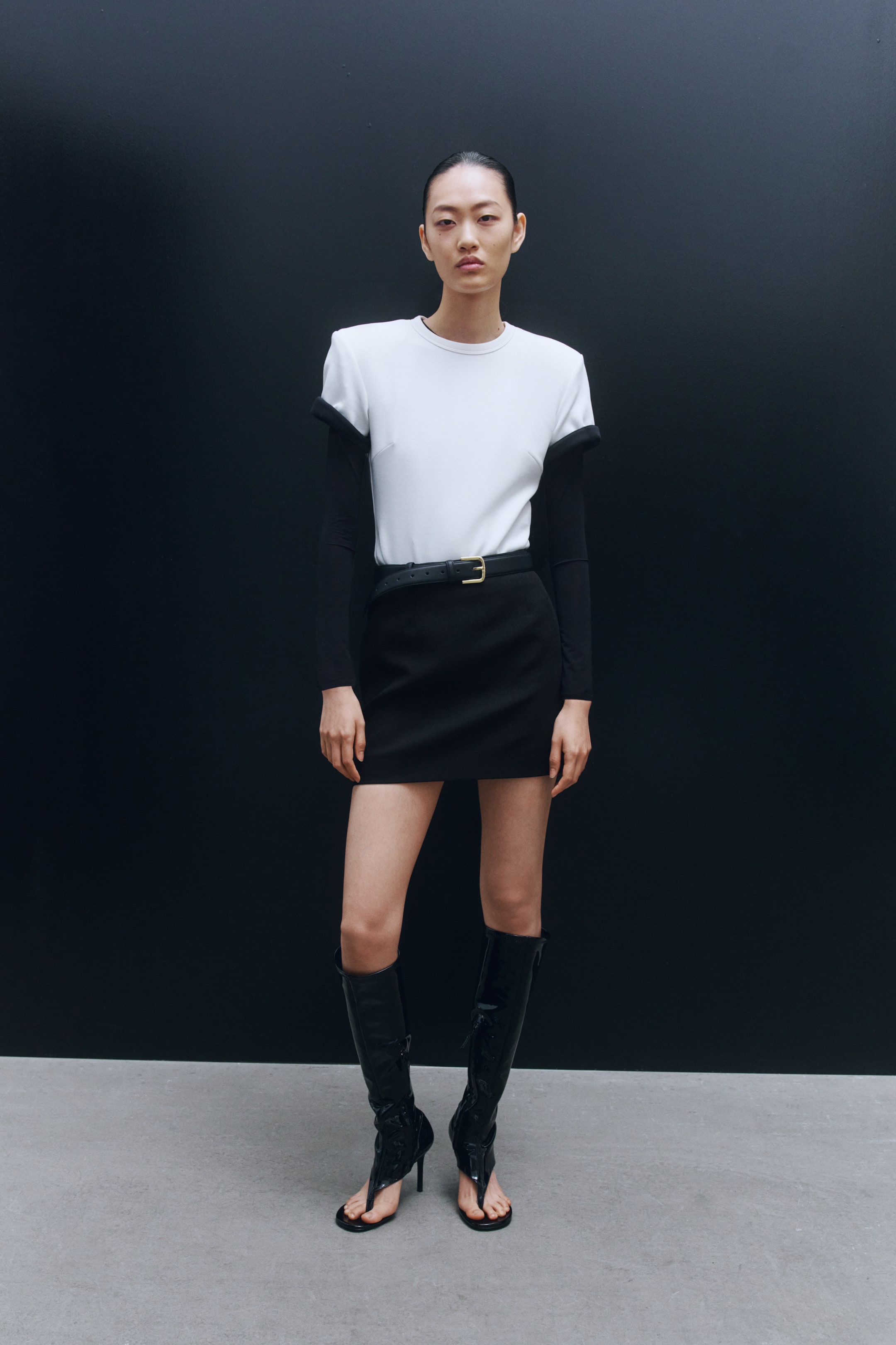 Wool Mini Skirt