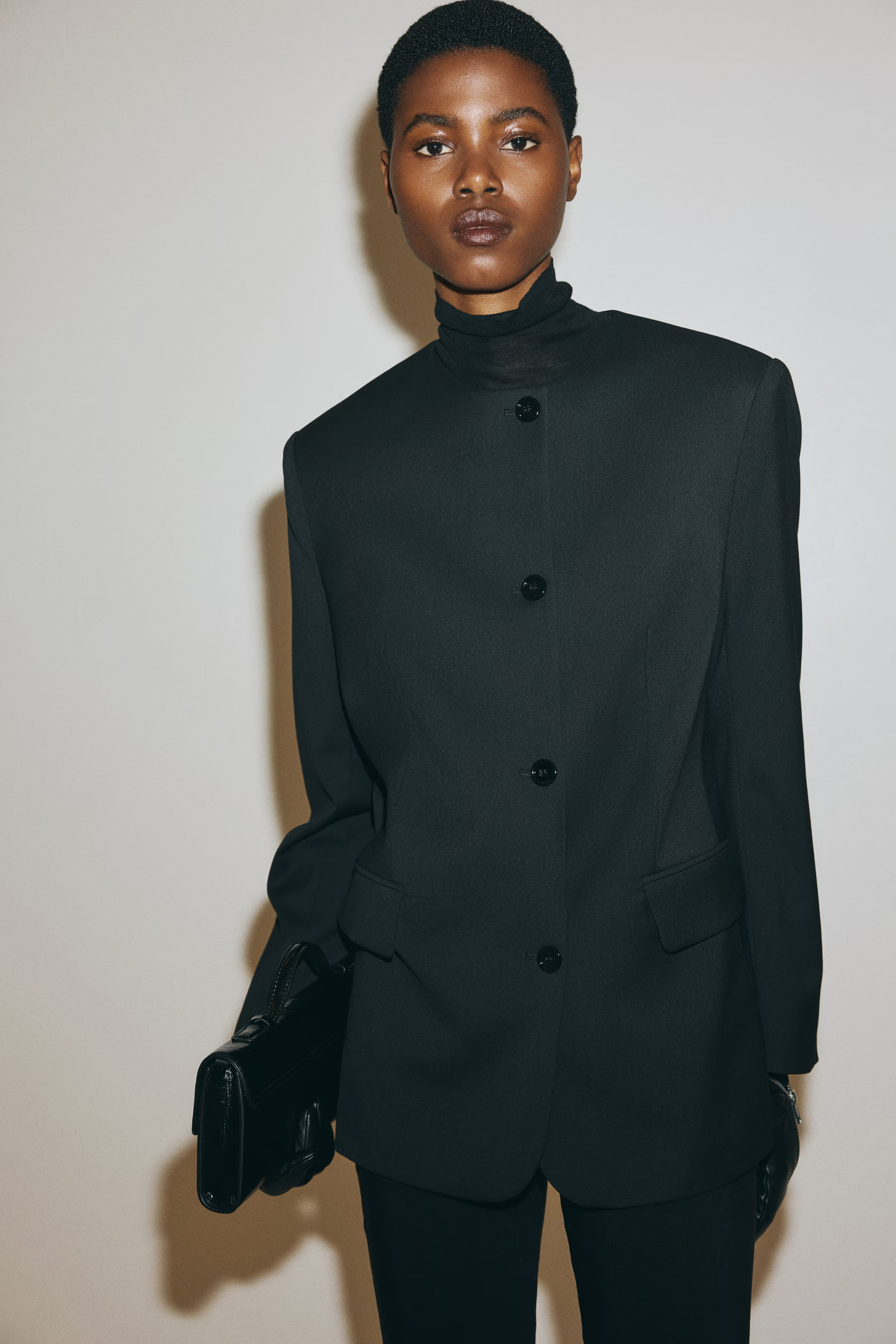 H&amp;amp;M, Collarless Blazer