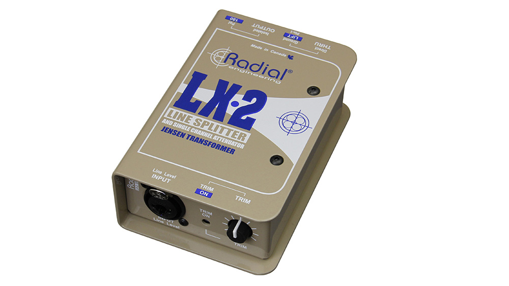 Radial Introduces the LX2 Passive Line Splitter and Attenuator