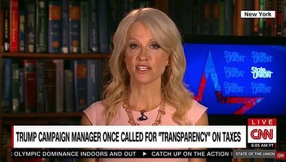 Trump campaign manager Kellyanne Conway explains her previous criticism of Trump