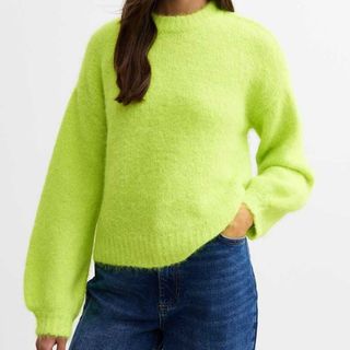 green jumper