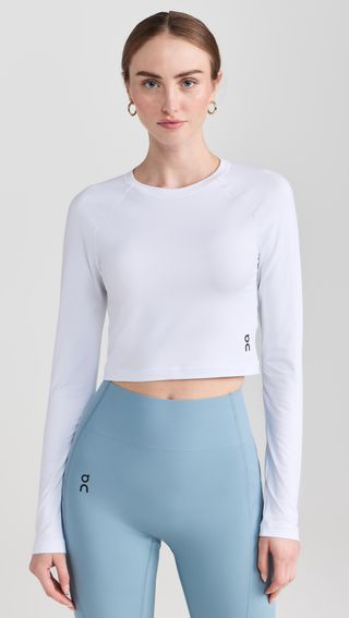 Movement long sleeve crop t-shirt