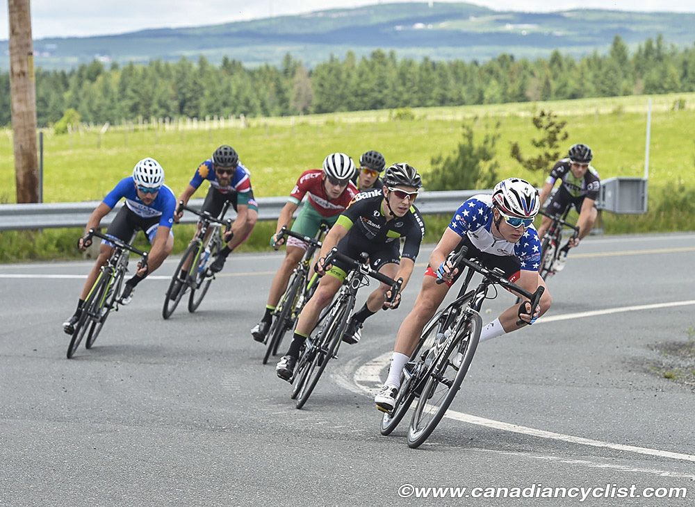 The break with Daniel at the front