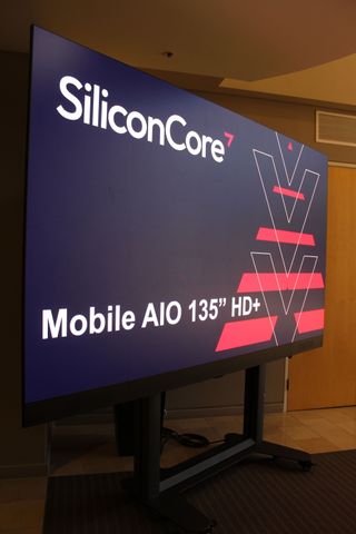 SiliconCore Technology 135-Inch Mobile All-In-One Display