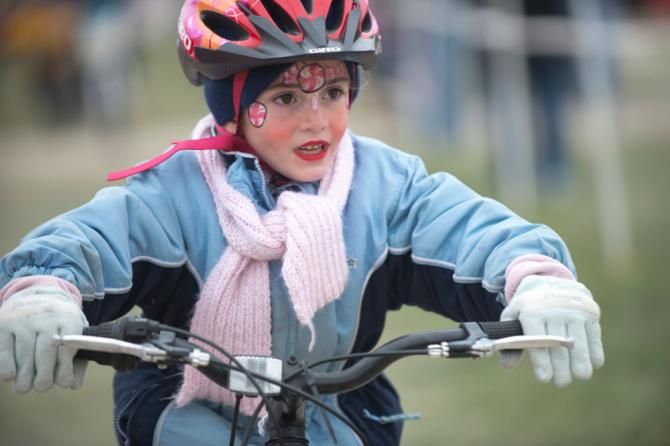 The kid's race had some mighty cute riders in the race