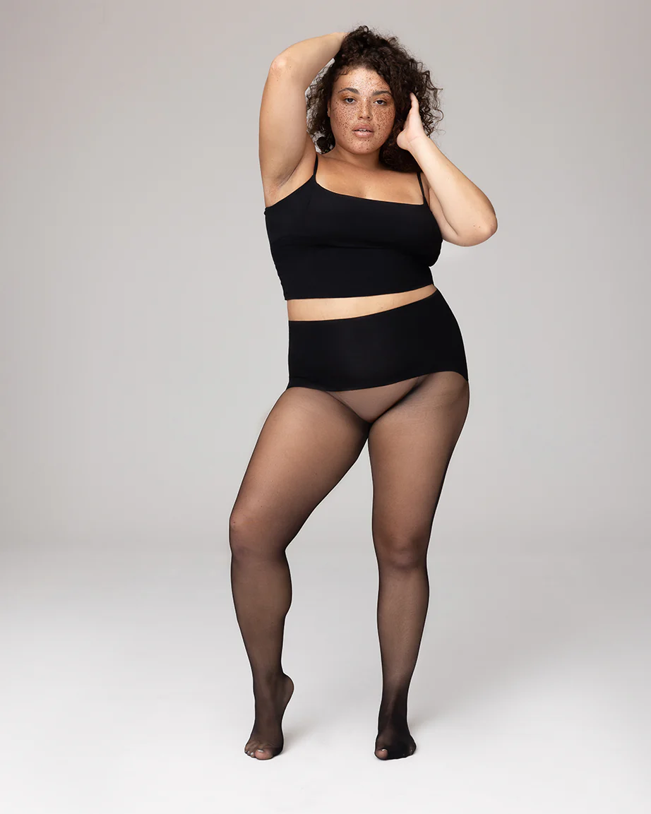 Play - Free Hugging Seamless Tights - Sheer - Leche / Xs/s
