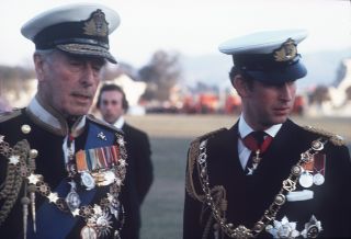 Prince Charles and Lord Mountbatten