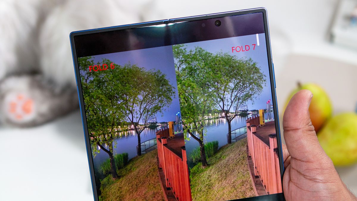 Samsung Galaxy Z Fold 7 video comparison hands-on